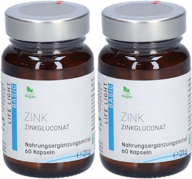 LIFE LIGHT® Zink Gluconat 15 mg Kapseln vegan und vegetarisch 60 Stück – Bild 1 von 1