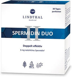 Lindthal Spermidin Duo hochdosiertes Spermidin Pulver 6 mg vegan und ohne Zusatzstoffe – Bild 1 von 3