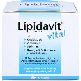 LIPIDAVIT Vital Kapseln mit Leinöl von Rodisma-Med Pharma GmbH glutenfrei und laktosefrei 100 Stück – Bild 1 von 1