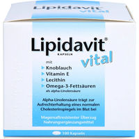 Produktbild von LIPIDAVIT Vital Kapseln mit Leinöl von Rodisma-Med Pharma GmbH glutenfrei und laktosefrei 100 Stück