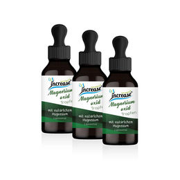 Liposomale Magnesiumoxid Tropfen von Increase hochdosiert mit MCT Öl vegan und laktosefrei 3x60ml – Bild 1 von 2