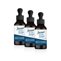 Liposomale Shilajit Tropfen hochdosiert mit Fluvinsäure und Huminsäure sowie MCT Öl C8 & C10 vegan – Bild 1 von 4