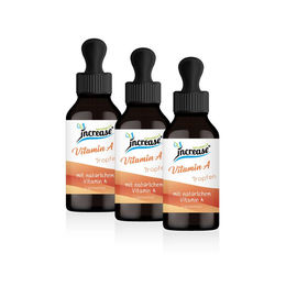 Liposomale Vitamin A Tropfen hochdosiert mit MCT Öl vegan und laktosefrei – Bild 1 von 2