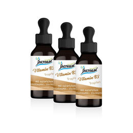 Liposomale Vitamin B3 Tropfen Niacin hochdosiert mit MCT Öl vegan und laktosefrei 3x 60 ml – Bild 1 von 2