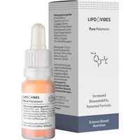 Produktbild von LipoVibes Melatonin Tropfen vegan zuckerfrei glutenfrei laktosefrei