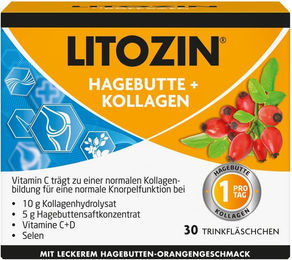 Litozin Hagebutte und Kollagen Flüssig 750 ml – Bild 1 von 2