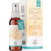 Produktbild von Little Wow Vitamin ADK Kids Spray für Kinder vegan zuckerfrei ohne Zusatzstoffe
