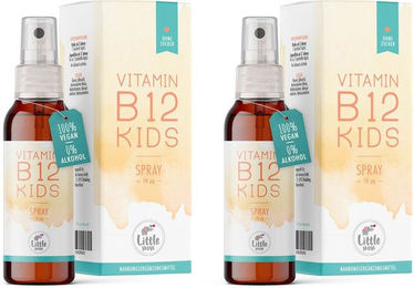Little Wow Vitamin B12 Spray für Kinder vegan zuckerfrei ohne Zusatzstoffe – Bild 1 von 1