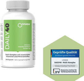 LIVIADA DAILY40 Multi-Komplex mit Vitaminen und Mineralstoffen in Kapseln – Bild 1 von 1