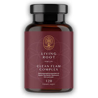 Produktbild von Living Root Clean Flam Complex Multi-Enzym-Komplex mit Boswellia Weihrauch Kapseln vegan glutenfrei ohne Zusatzstoffe 120 Stück