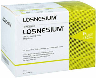 Lösnesium Brausegranulat Magnesium Citrat von mibe für Erwachsene Kinder und Heranwachsende 50 Stück – Bild 1 von 1