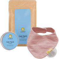 Produktbild von Löwenkind Gute-Nacht-Set Mini Kräuterpads für Babys und Kinder Bio ohne Zusatzstoffe Altrosa