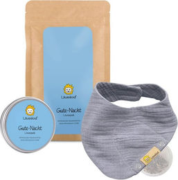 LÖWENKIND Gute-Nacht-Set Mini Kräuterpads für Babys und Kinder ohne Zusatz ätherischer Öle Bio 75 Tage Anwendung – Bild 1 von 1
