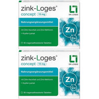 Produktbild von Loges concept Zink 15 mg Tabletten 180 Stück