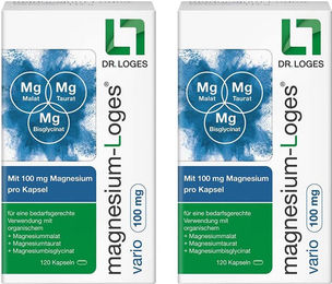 Loges Magnesium Vario 100 mg Kapseln 120 Stück – Bild 1 von 1