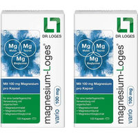 Produktbild von Loges Magnesium Vario 100 mg Kapseln 120 Stück