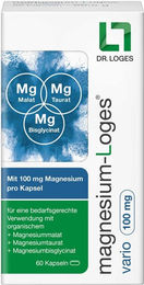 Loges Magnesium Vario 100 mg Kapseln 60 Stück ohne Gelatine – Bild 1 von 2