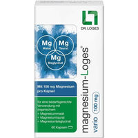 Produktbild von Loges Magnesium Vario 100 mg Kapseln 60 Stück ohne Gelatine