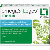 Produktbild von Loges Omega-3 Kapseln vegan für Schwangere und Stillende 120 Stück