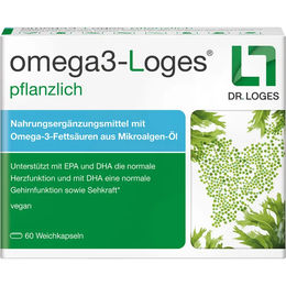 LOGES Omega-3 pflanzlich vegan Kapseln 60 Stück für Schwangere und Stillende – Bild 1 von 1