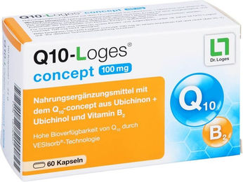 Loges Q10 Concept Ubiquinon 100 mg Kapseln 60 Stück – Bild 1 von 1