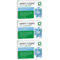 Produktbild von Loges Selen Tabletten 200 µg pflanzlich vegan glutenfrei laktosefrei 120 Stück