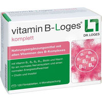 Produktbild von Loges Vitamin B-Komplex Filmtabletten für Senioren und Sportler 120 Stück