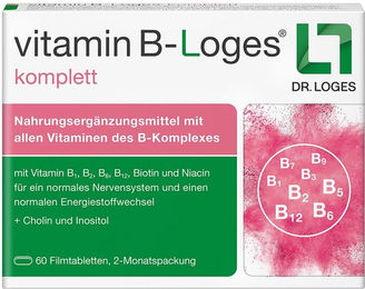 Loges Vitamin B-Komplex Tabletten für Senioren und Sportler – Bild 1 von 2