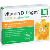Produktbild von Loges Vitamin D Kapseln 7000 IE vegan 90 Stück