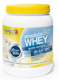 Longlife Absolute Whey Protein Konzentrat Pulver Vanille 500 g – Bild 1 von 1