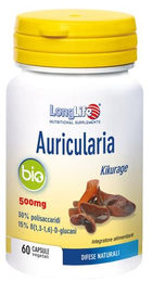 Longlife Auricularia Kapseln 60 Stück Bio vegetarisch glutenfrei – Bild 1 von 1