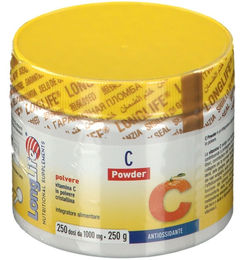 LONGLIFE C Ascorbinsäure Pulver vegan und glutenfrei 250 g – Bild 1 von 1