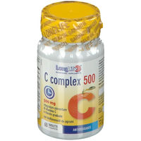 Produktbild von Longlife C Complex 500 Ascorbinsäure Tabletten vegan glutenfrei 60 Stück
