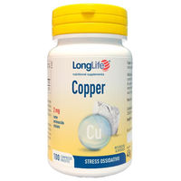 Produktbild von Longlife Copper 100 Kupfer Tabletten vegan und glutenfrei 100 Stück