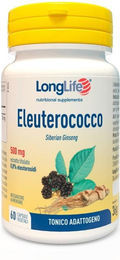 LONGLIFE Eleutero coccus Siberisches Ginseng 0,8% 500 mg Kapseln vegan glutenfrei 60 Stück – Bild 1 von 1