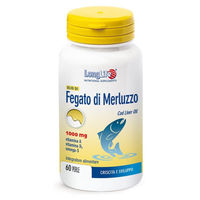 Produktbild von LongLife Fischöl aus Kabeljauleber 1000 mg 60 Kapseln glutenfrei