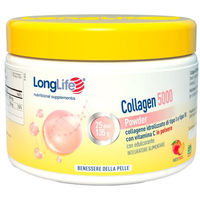 Produktbild von LONGLIFE Kollagenpulver 5000 mit Typ I und Typ III aus Fisch, glutenfrei, 130 g