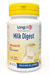LONGLIFE MILK DIGEST Laktase Lutschtabletten vegan und glutenfrei 60 Stück – Bild 1 von 1