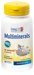 LONGLIFE Multimineral Mineralstoff-Komplex vegetarisch und glutenfrei 60 beschichtete Tabletten – Bild 1 von 1