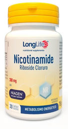 LONGLIFE Nicotinamid-Ribosid-Chlorid Kapseln glutenfrei 30 Stück à 500 mg – Bild 1 von 1