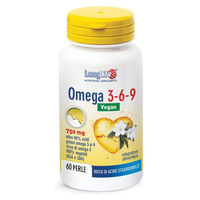 Produktbild von LONGLIFE Omega 1-3-6-9 Vegan 750 mg 60 Pflanzenkapseln