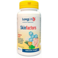 Produktbild von LONGLIFE SKIN FACTORS Beauty-Kollagen-Kombi 60 beschichtete Tabletten