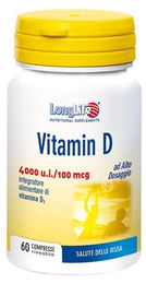 LONGLIFE Vitamin D 4000 IE vegetarische teilbare Tabletten glutenfrei 60 Stück – Bild 1 von 1