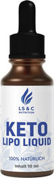 LS & C Nutrition Keto Lipo Liquid Hanföl Tropfen ohne Zusatzstoffe 1000 ml – Bild 1 von 4