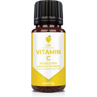 Produktbild von LS & C Nutrition Vitamin C Kügelchen mit Acerola und Hagebutte 1000 mg ohne Zusatzstoffe für Sportler