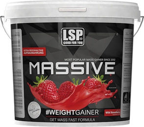 LSP MASSIVE X Weight Gainer Pulver Erdbeere – Bild 1 von 1