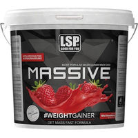 Produktbild von LSP MASSIVE X Weight Gainer Pulver Erdbeere