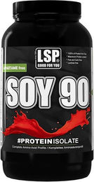 LSP SOY Soja Protein Isolat Erdbeere Vegan Laktosefrei Glutenfrei Pulver 1000 g – Bild 1 von 1