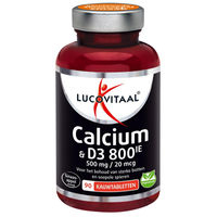 Produktbild von Lucovitaal Calcium 500 mg mit Vitamin D3 20 mcg Lutschtabletten für Frauen und Senioren
