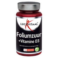 Produktbild von Lucovitaal Folsäure und Vitamin D3 Tabletten vegan für Schwangere und Stillende 120 Stück